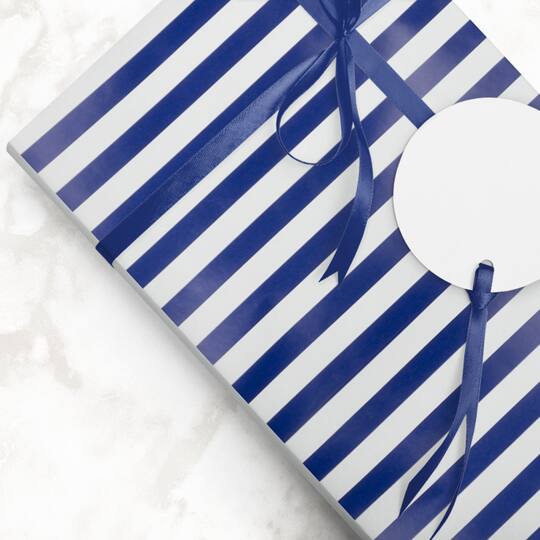 JAM Paper Striped Gift Wrap
